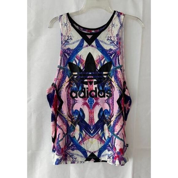 Adidas Originals x Farm Rio Tropical Bird Print Tank Top-Size S - Picture 16 of 16